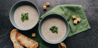 Two dishes of chowder