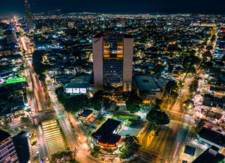 The Guadalajara hotel is the area surrounding the Expo Guadalajara Club, a conglomerate of 19 hotels surrounding the Expo Guadalajara.