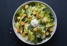 A Caesar salad