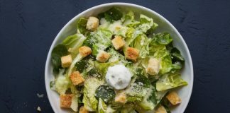 A Caesar salad
