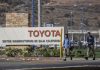 Toyota automotive plant located in the border city of Tijuana (Baja California)