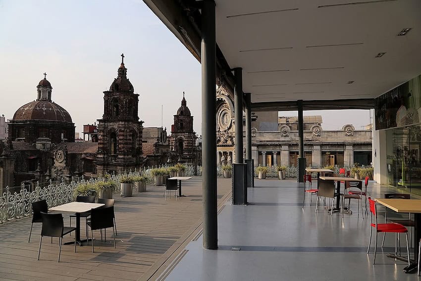 Museo del Estanquillo's balcony in Mexico City