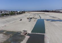 The project addresses a major cross-border pollution problem by treating the sewage flowing north from the Tijuana River.