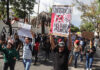 Anti-gentrification ptoresters in Tlalpan