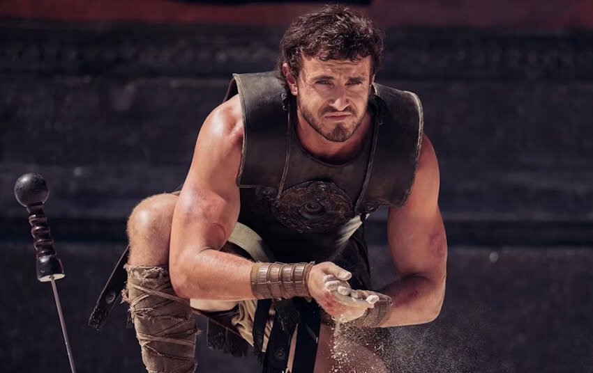 Pedro Pascal in Gladiator 2.