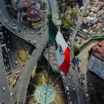 Mexican flag at San Jerónimo