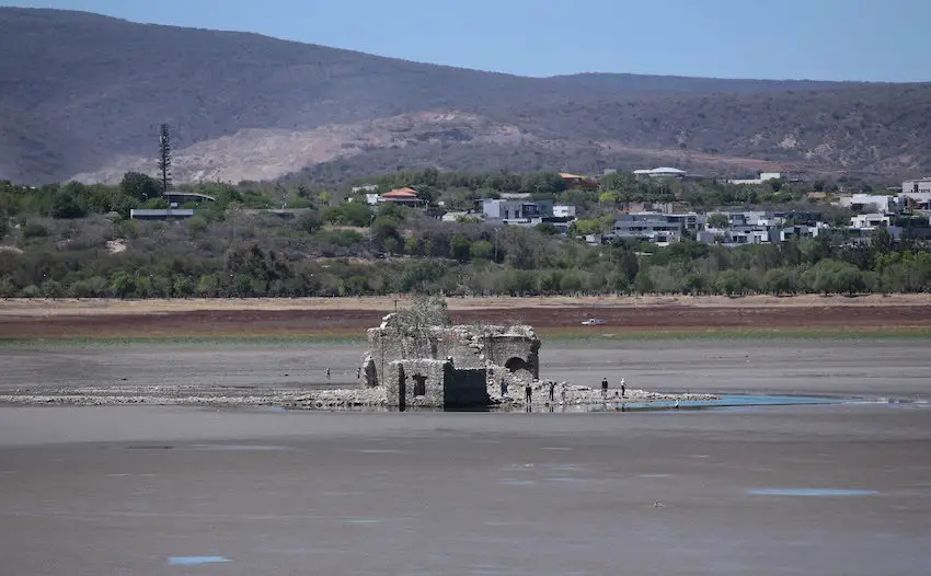 A dry dam in Guanajuato