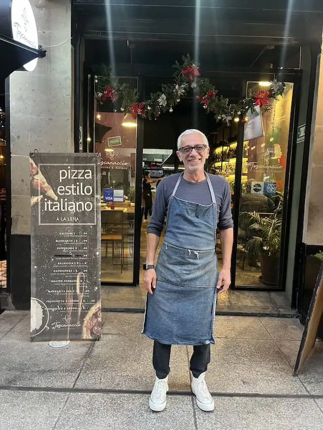 Chef Gurioli di Toscanaccio di Mexico City