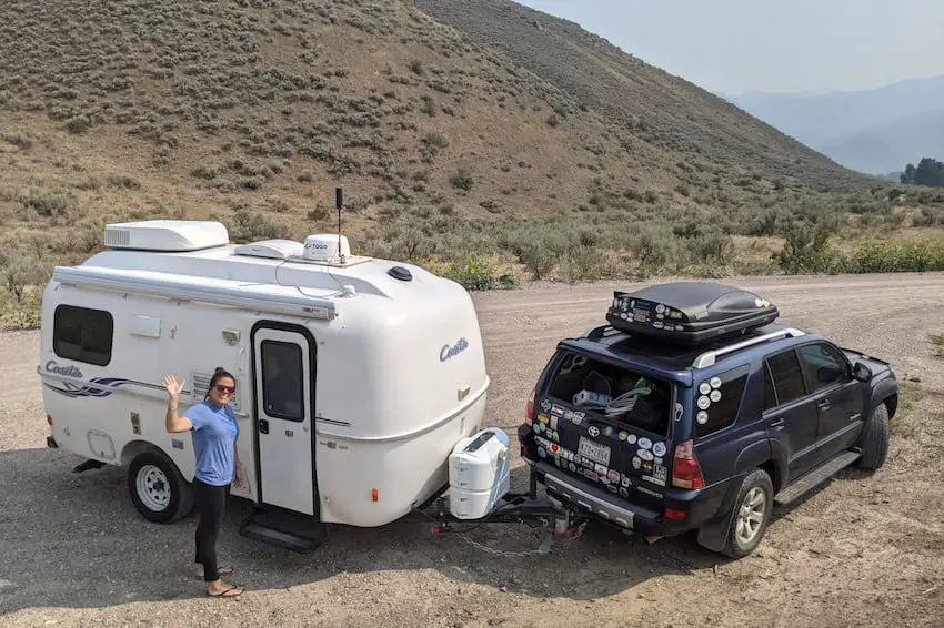 Karla and her camper