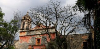 The Iglesia de San Jacinto in San Ángel is one of the oldest churches in Mexico City.