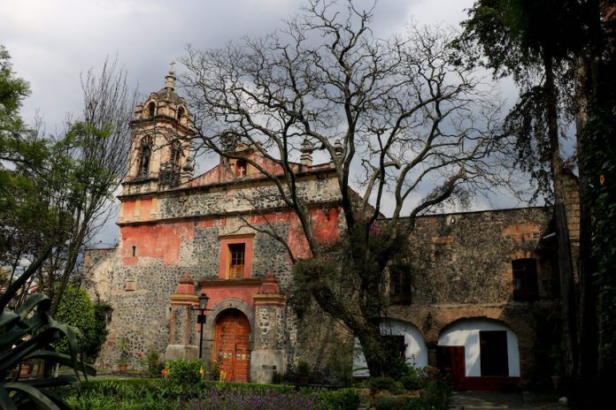 The Iglesia de San Jacinto in San Ángel is one of the oldest churches in Mexico City.