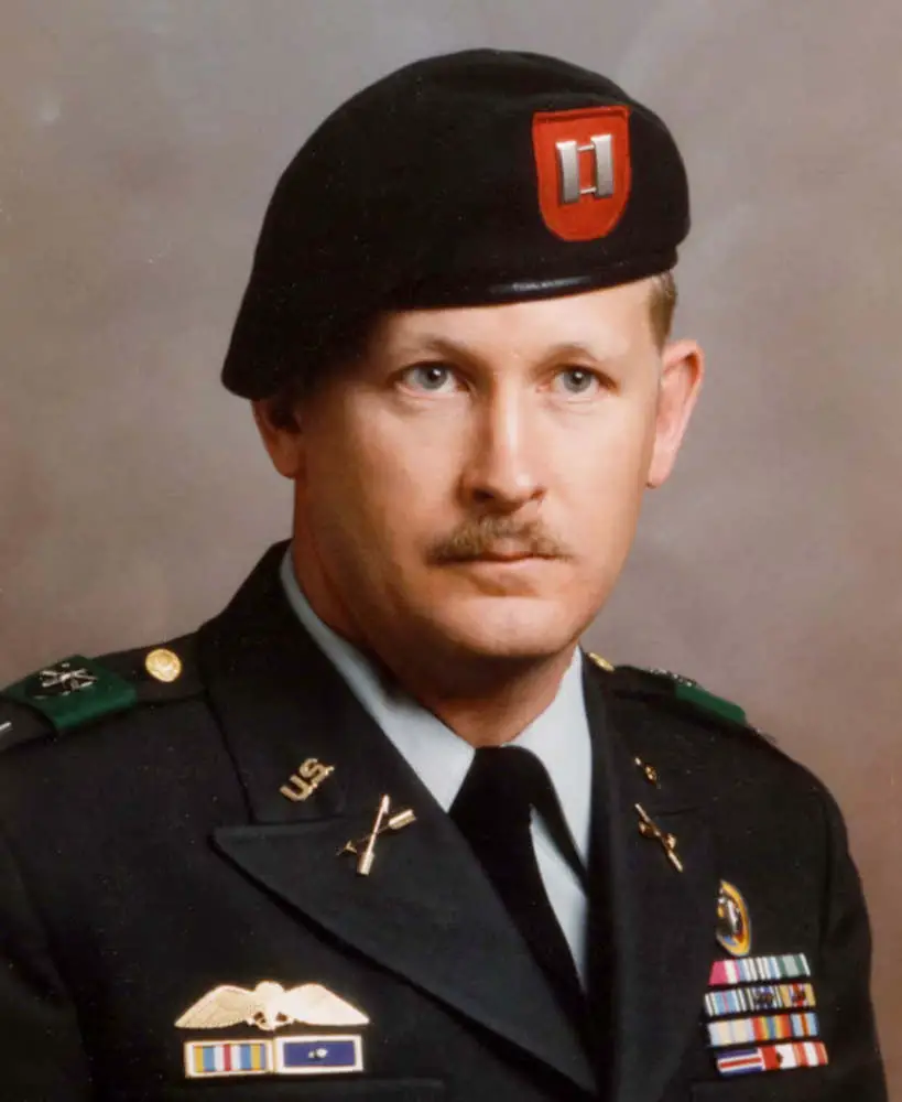 Ronald D. Johnson in a US Army uniform in an official photo from several years ago