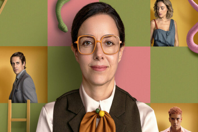 A collage-style promotional image for the series 