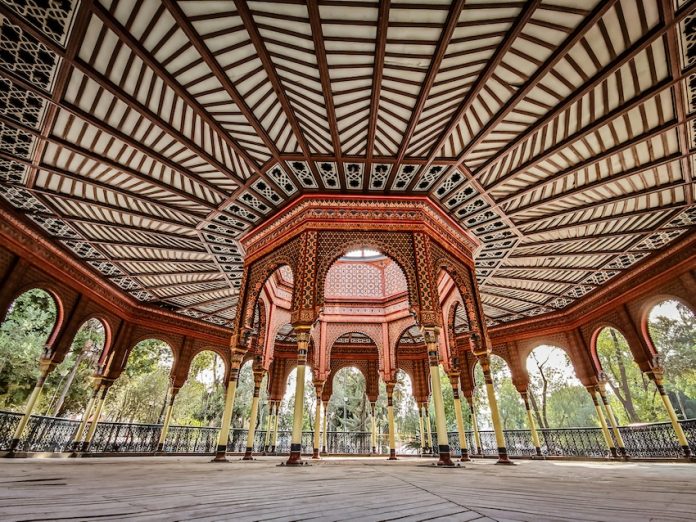 View of Kiosko Morisco, a beautiful landmark of Santa María la Ribera (CDMX)