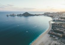 Panoramic view of Los Cabos, Baja California Sur, Mexico