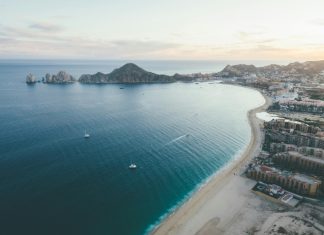 Panoramic view of Los Cabos, Baja California Sur, Mexico