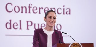 President Sheinbaum speaks at her morning press conference