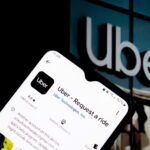 cell phone with Uber