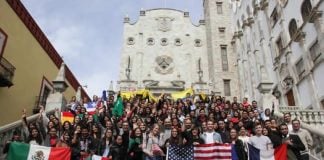 A group of students at the UdG