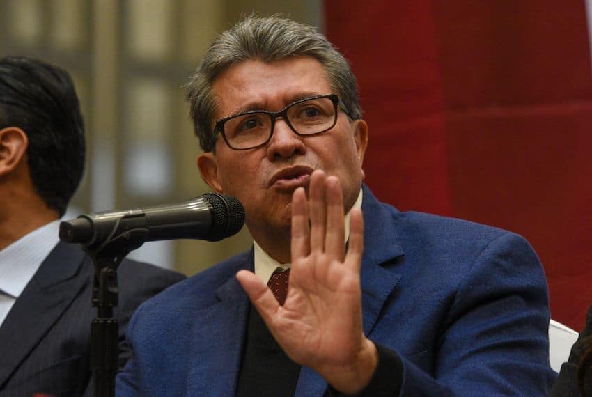 Morena lower house leader Ricardo Monreal suggested Mexico start "the second independence" from the United States.