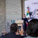 Accompanied by cabinet ministers including Ebrard and Finance Minister Rogelio Ramírez de la O, Sheinbaum outlined 12 specific goals of Plan México to an audience that included government and business sector representatives.