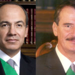 Former Presidents Vicente Fox and Felipe Calderón