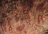 Cave paintings at Cuatro Ciénagas