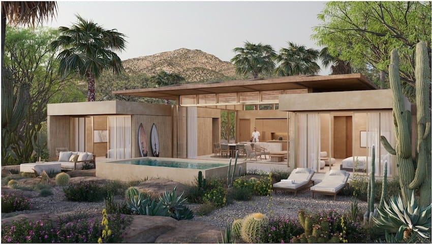 Surf casita at Cabo Real Surf Club.