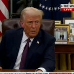 Trump announced the tariff's implementation date on Monday night as he signed a batch of executive orders from the Oval Office.