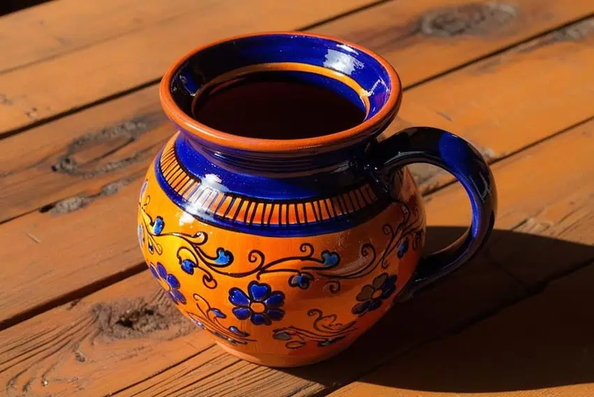 Café de olla, one of the types of Mexican coffee