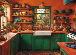 Inside a traditional Mexican kitchen