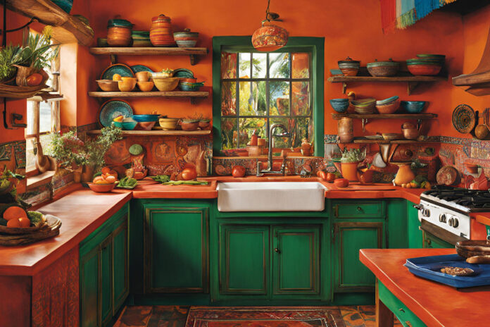 Inside a traditional Mexican kitchen