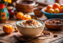 Horchata rice pudding