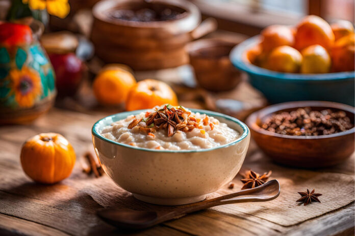 Horchata rice pudding