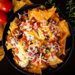 The history of nachos on a plate