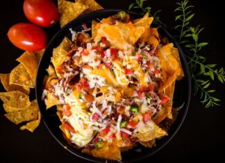 The history of nachos on a plate