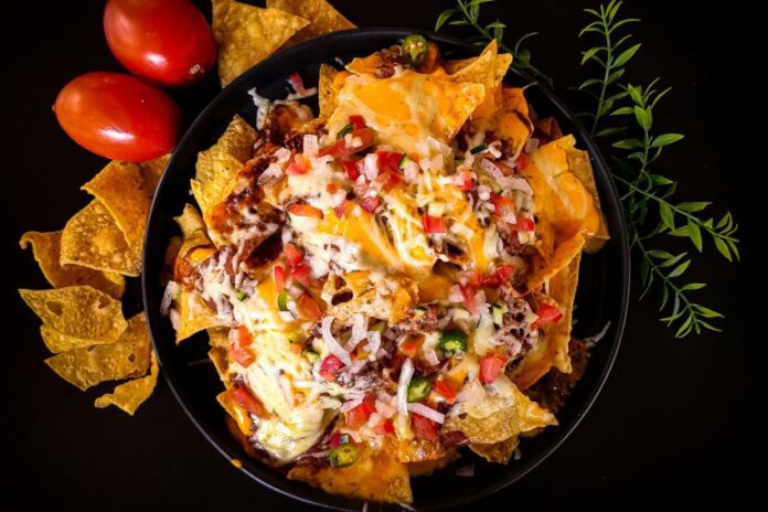 The history of nachos on a plate