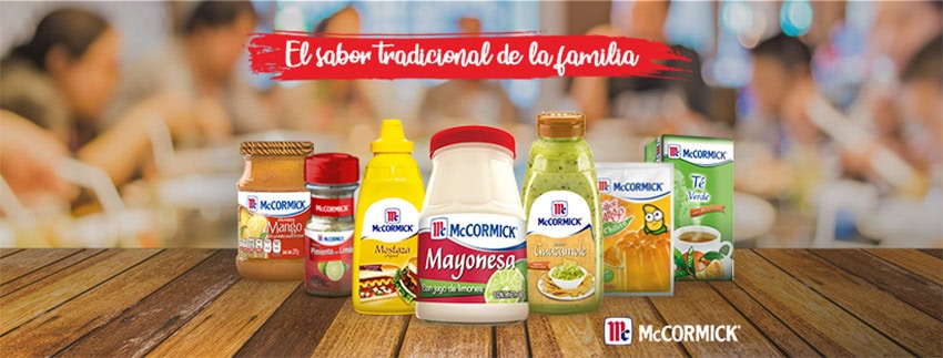 Mayonnaise, mustard and other products from McCormick Mexico, a Herdez brand.