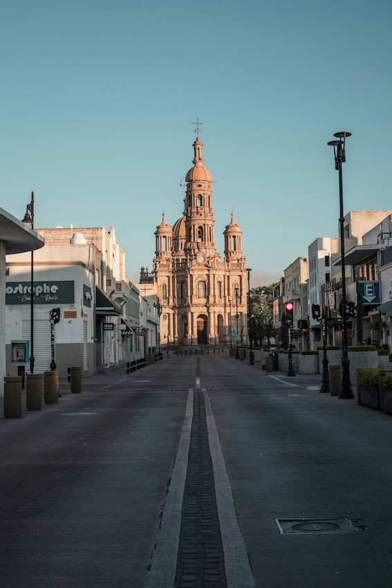 A church in Aguascalientes City, Aguascalientes, Mexico