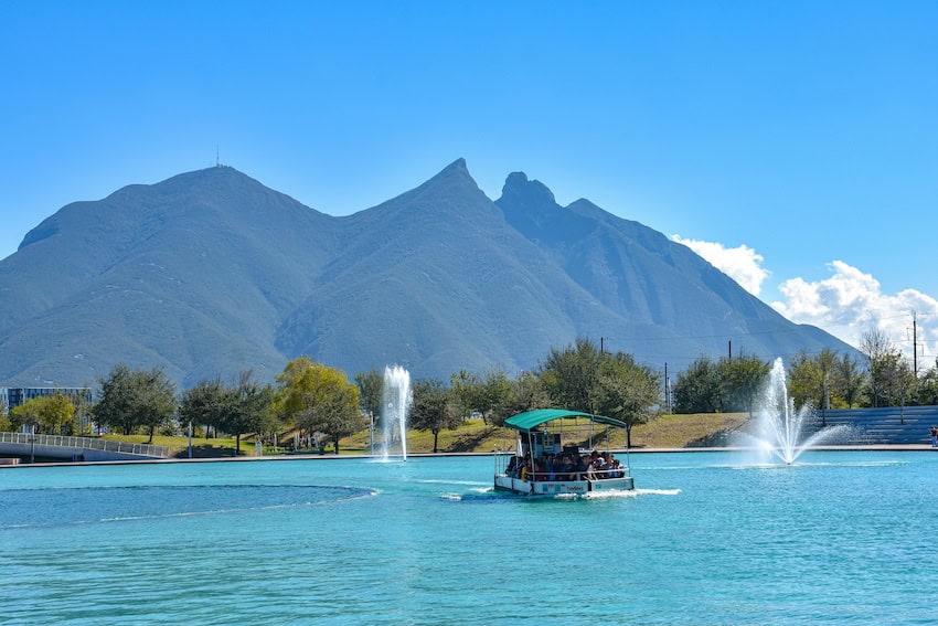 View of Cerro de la Silla in Monterrey, Nuevo León, Mexico