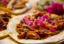 Yucatán cochinita pibil tacos