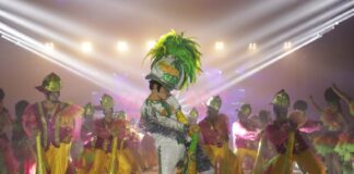 2024 Cozumel Carnival King Tonio Marrufo on stage