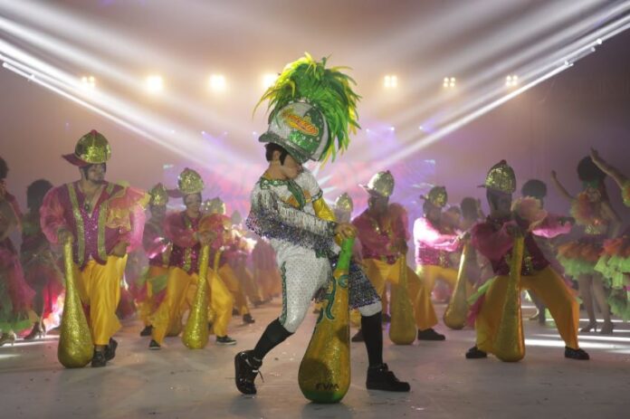 2024 Cozumel Carnival King Tonio Marrufo on stage