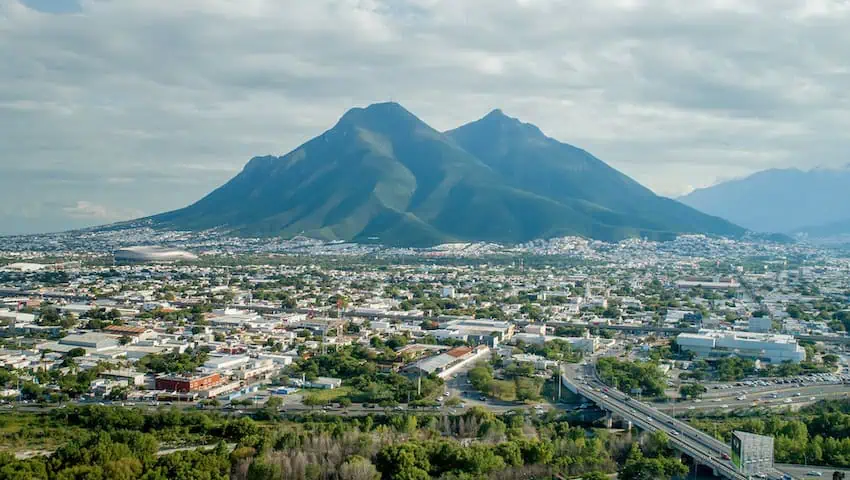 Panoramic view of Monterrey, Nuevo León, Mexico