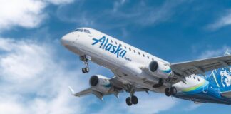 Alaska Airlines flight