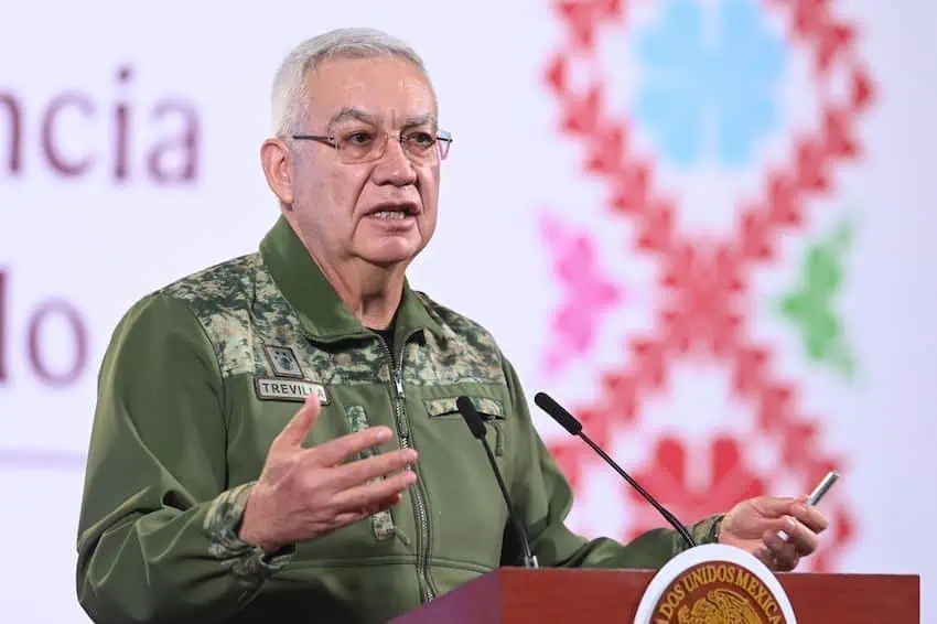 At the Wednesday presidential presser, Defense Minister Ricardo Trevilla Trejo responded to a reporter's question about whether United States military aircraft had engaged in "espionage" missions, saying that he "did not know." 