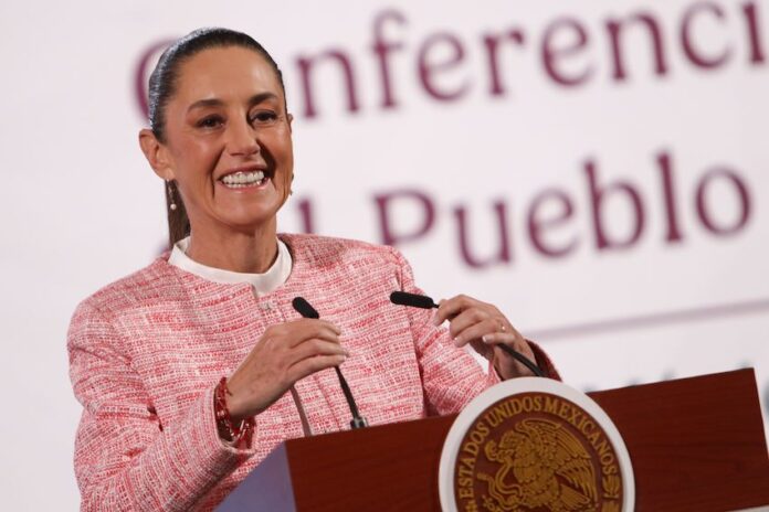 Praise for Mexico's first female president rolled in on Monday after she announced that she had reached a deal with United States President Donald Trump averting 25% tariffs.