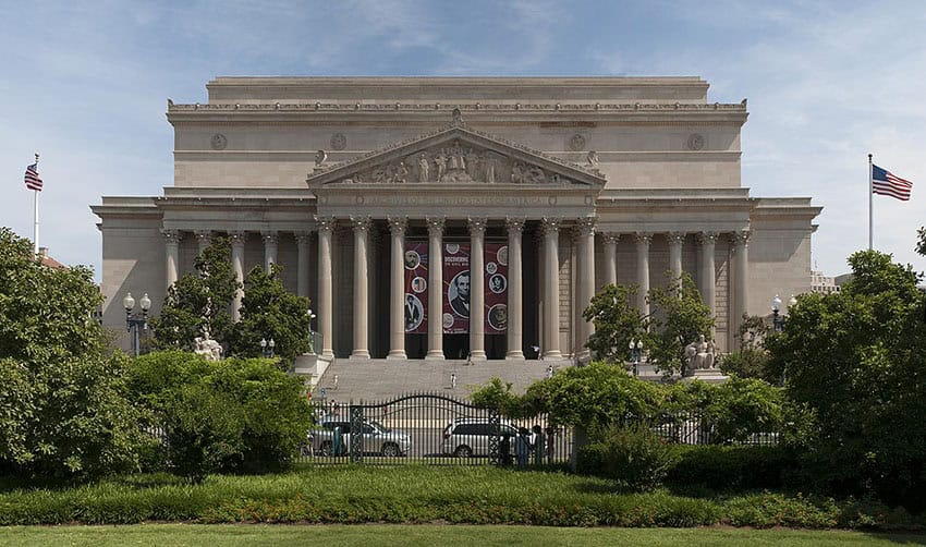 The U.S. National Archives in Washington DC