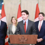 Prime Minister Trudeau announced the news following a phone call he held with President Trump on Monday, in which both agreed to pause new tariffs for 30 days.