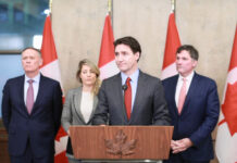 Prime Minister Trudeau announced the news following a phone call he held with President Trump on Monday, in which both agreed to pause new tariffs for 30 days.